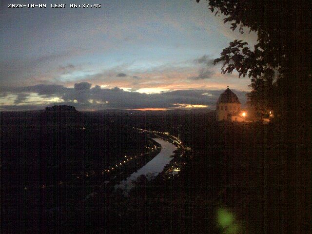 Archiv Foto Webcam Festung Königstein - Friedrichsburg