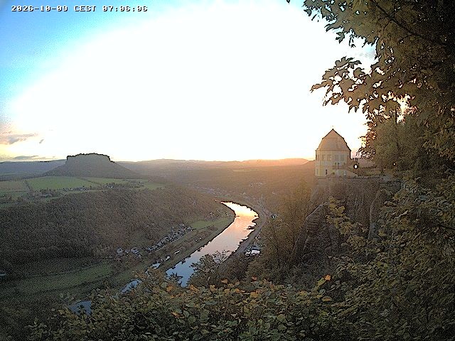 Archiv Foto Webcam Festung Königstein - Friedrichsburg