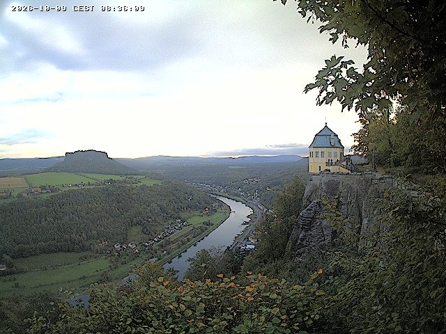 Archiv Foto Webcam Festung Königstein - Friedrichsburg