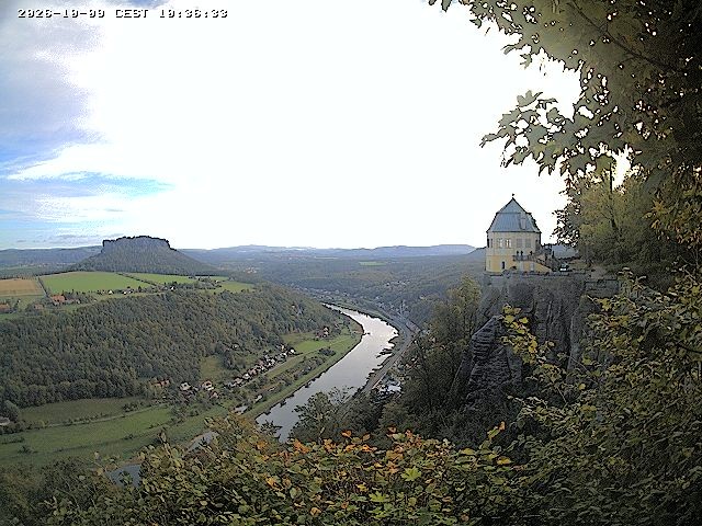 Archiv Foto Webcam Festung Königstein - Friedrichsburg