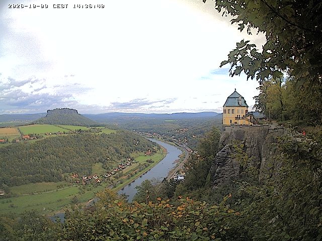 Archiv Foto Webcam Festung Königstein - Friedrichsburg
