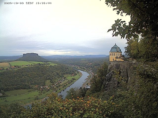 Archiv Foto Webcam Festung Königstein - Friedrichsburg