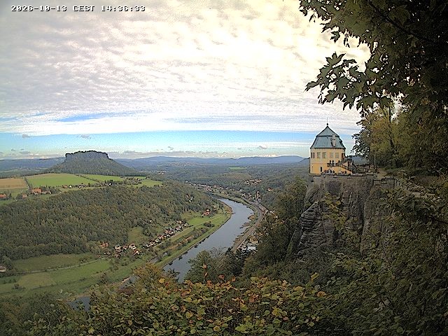 Archiv Foto Webcam Festung Königstein - Friedrichsburg