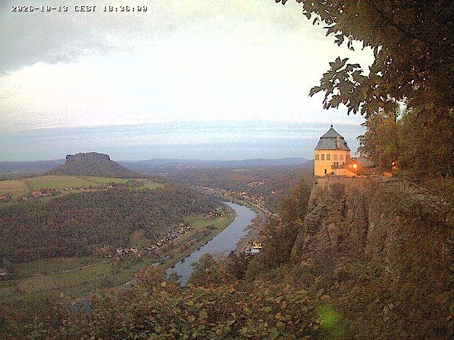 Archiv Foto Webcam Festung Königstein - Friedrichsburg