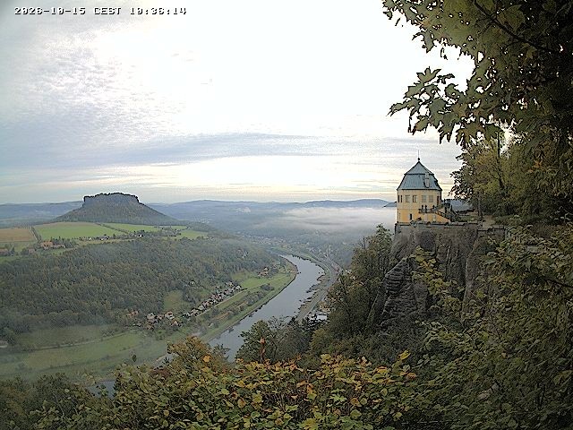 Archiv Foto Webcam Festung Königstein - Friedrichsburg