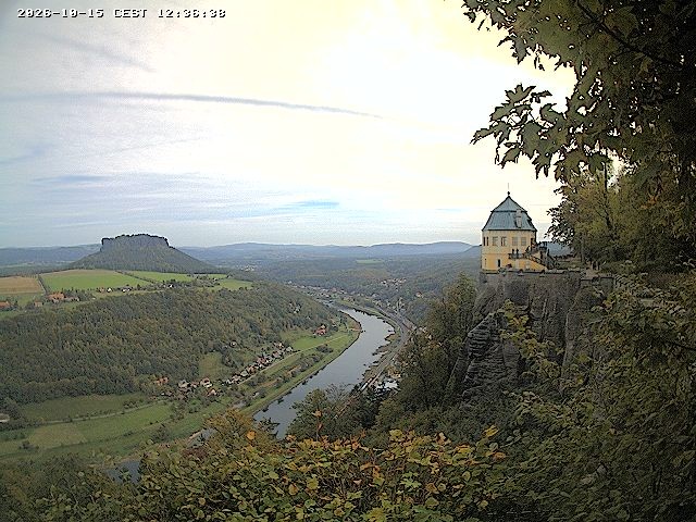 Archiv Foto Webcam Festung Königstein - Friedrichsburg