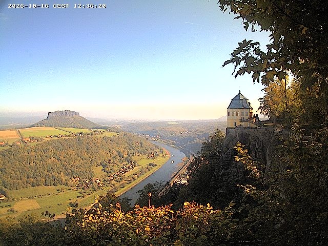 Archiv Foto Webcam Festung Königstein - Friedrichsburg