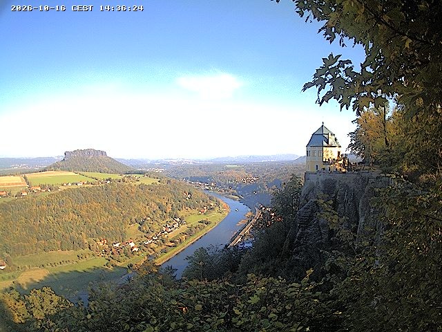 Archiv Foto Webcam Festung Königstein - Friedrichsburg