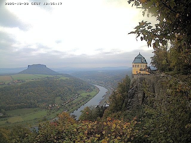 Archiv Foto Webcam Festung Königstein - Friedrichsburg
