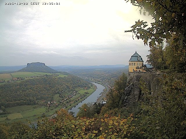 Archiv Foto Webcam Festung Königstein - Friedrichsburg