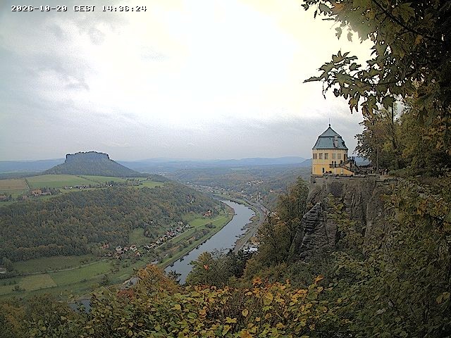 Archiv Foto Webcam Festung Königstein - Friedrichsburg