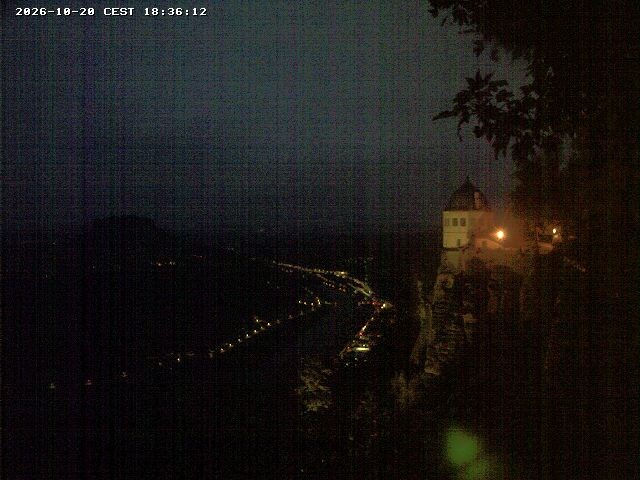 Archiv Foto Webcam Festung Königstein - Friedrichsburg
