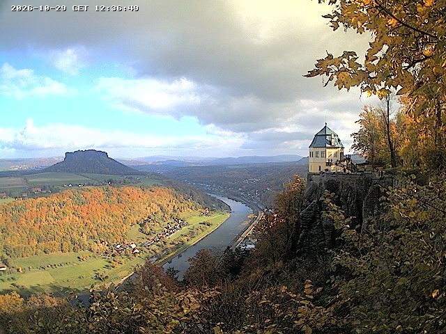 Archiv Foto Webcam Festung Königstein - Friedrichsburg