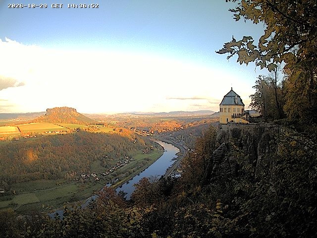 Archiv Foto Webcam Festung Königstein - Friedrichsburg