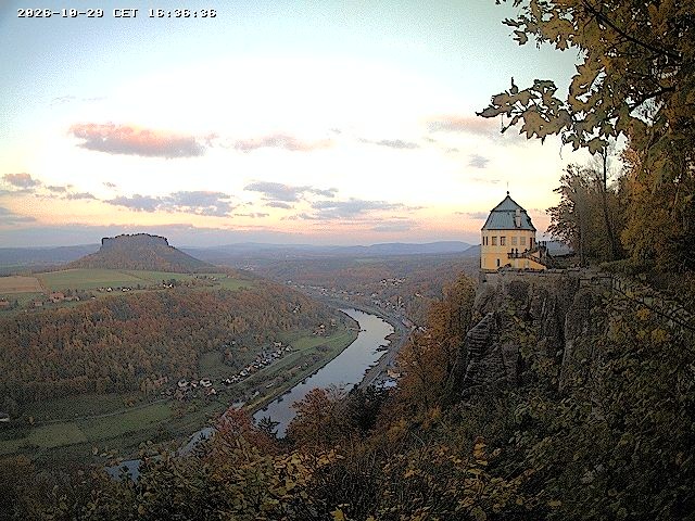 Archiv Foto Webcam Festung Königstein - Friedrichsburg