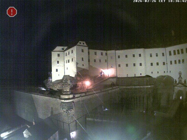 Archived image Webcam Fort Koenigstein entrance area