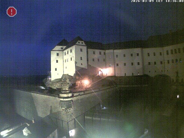 Archiv Foto Webcam Festung Königstein: Eingangsbereich
