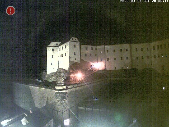 Archiv Foto Webcam Festung Königstein: Eingangsbereich