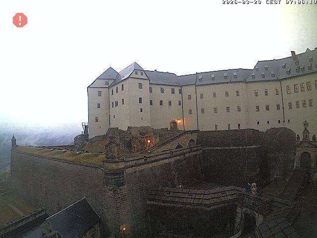 Archiv Foto Webcam Festung Königstein: Eingangsbereich