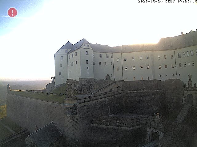 Archived image Webcam Fort Koenigstein entrance area