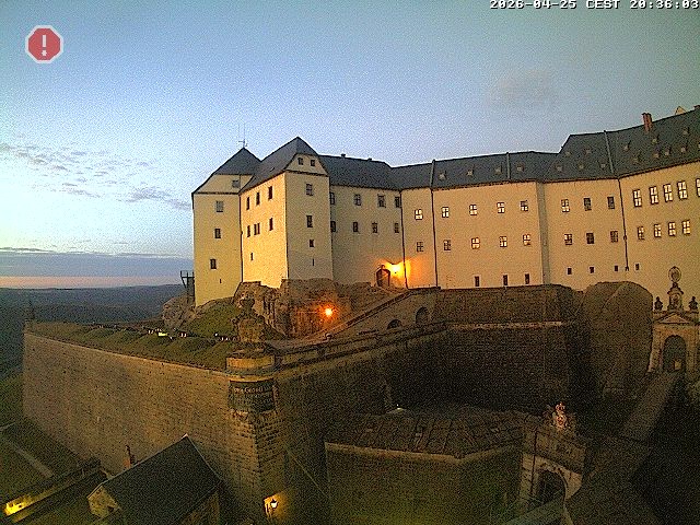 Archived image Webcam Fort Koenigstein entrance area