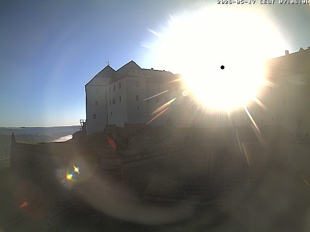 Archiv Foto Webcam Festung Königstein: Eingangsbereich