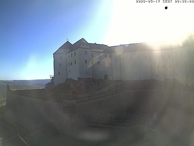 Archiv Foto Webcam Festung Königstein: Eingangsbereich
