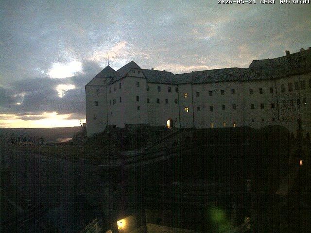 Archiv Foto Webcam Festung Königstein: Eingangsbereich