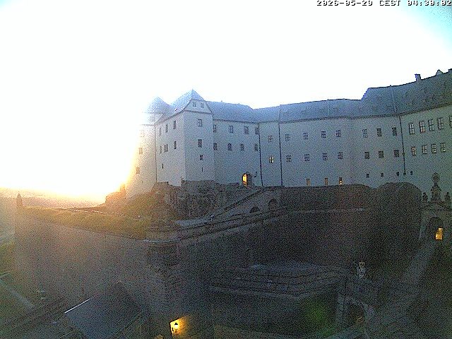 Archiv Foto Webcam Festung Königstein: Eingangsbereich