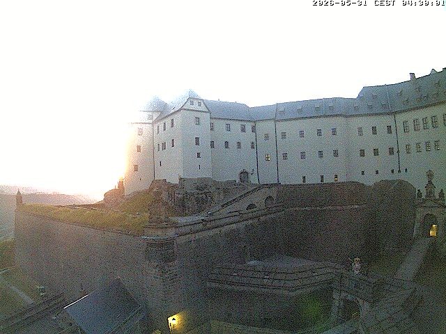 Archived image Webcam Fort Koenigstein entrance area