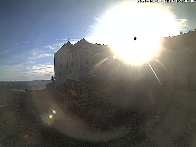 Archived image Webcam Fort Koenigstein entrance area