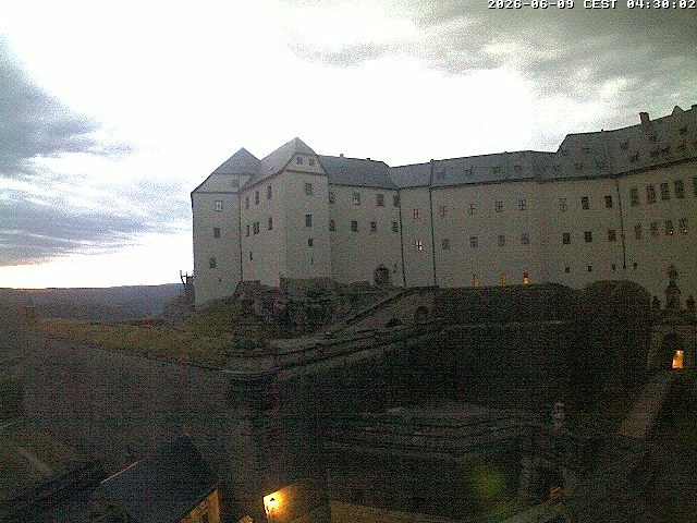 Archiv Foto Webcam Festung Königstein: Eingangsbereich
