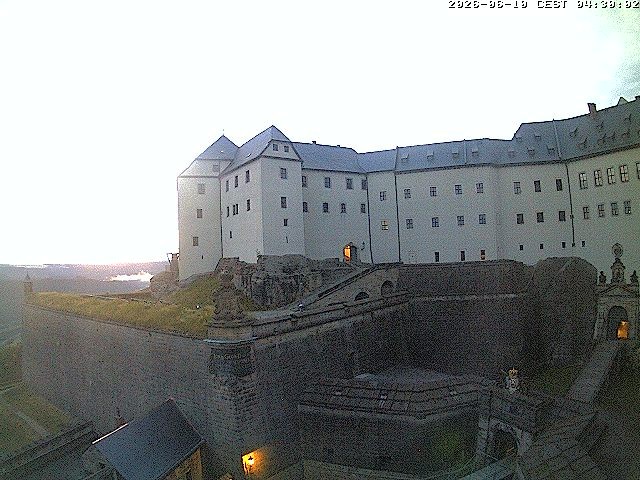 Archived image Webcam Fort Koenigstein entrance area