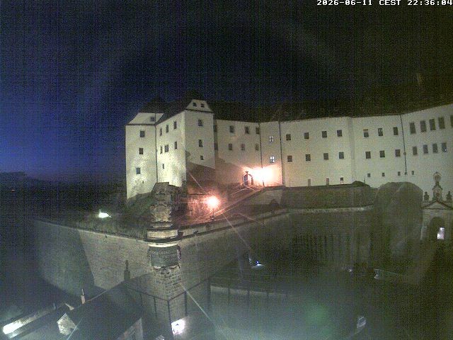 Archiv Foto Webcam Festung Königstein: Eingangsbereich