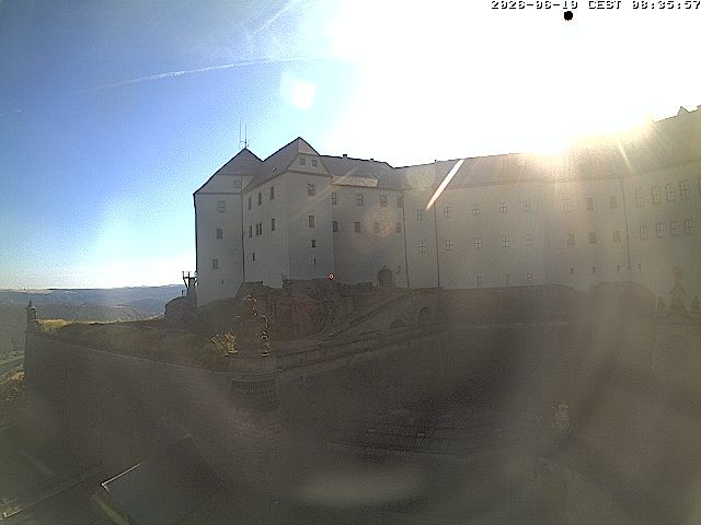 Archiv Foto Webcam Festung Königstein: Eingangsbereich