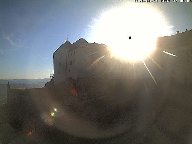 Archiv Foto Webcam Festung Königstein: Eingangsbereich