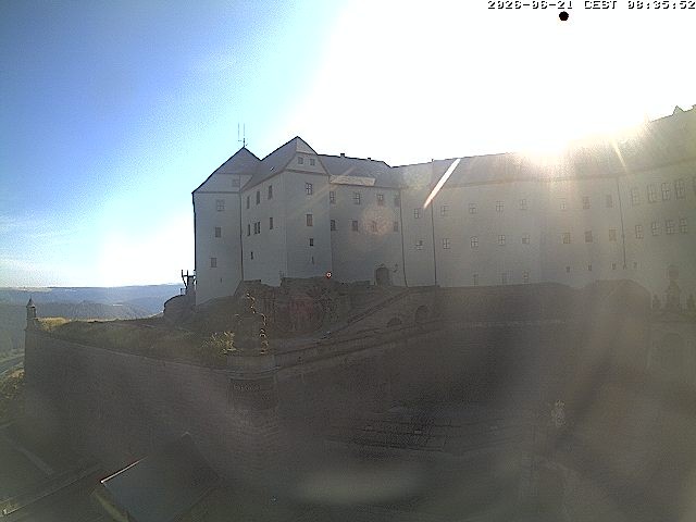 Archiv Foto Webcam Festung Königstein: Eingangsbereich