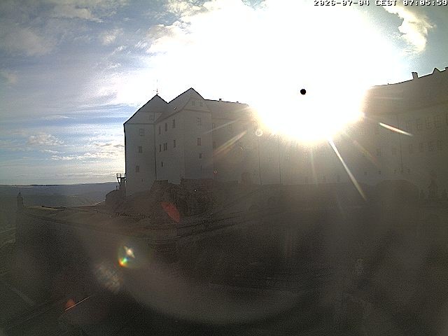 Archiv Foto Webcam Festung Königstein: Eingangsbereich