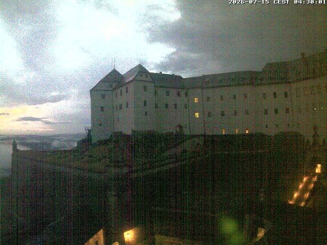 Archiv Foto Webcam Festung Königstein: Eingangsbereich