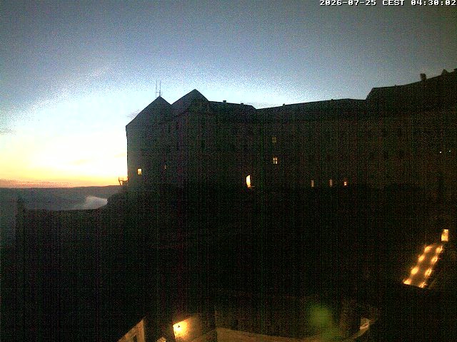 Archiv Foto Webcam Festung Königstein: Eingangsbereich