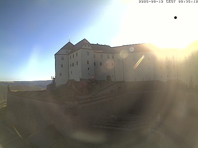 Archiv Foto Webcam Festung Königstein: Eingangsbereich