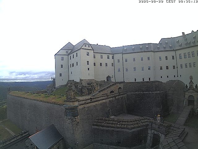 Archived image Webcam Fort Koenigstein entrance area