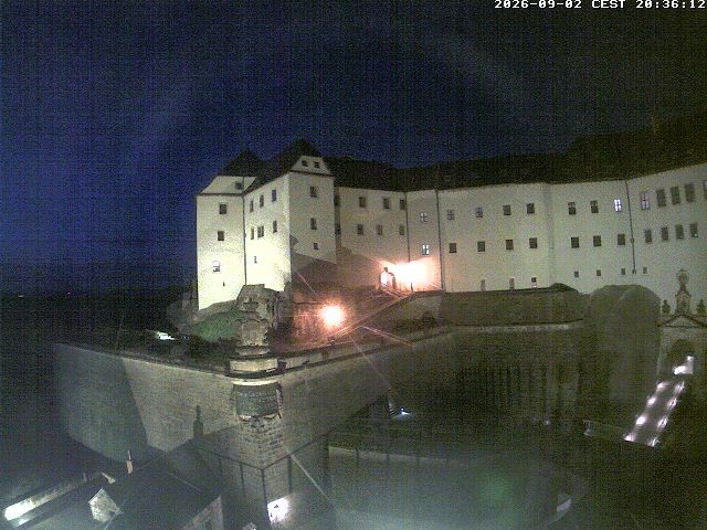 Archiv Foto Webcam Festung Königstein: Eingangsbereich