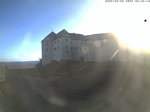 Archived image Webcam Fort Koenigstein entrance area