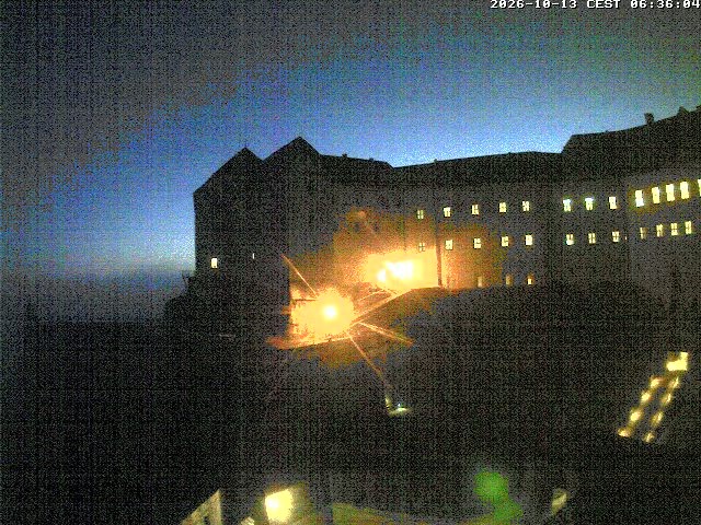Archiv Foto Webcam Festung Königstein: Eingangsbereich