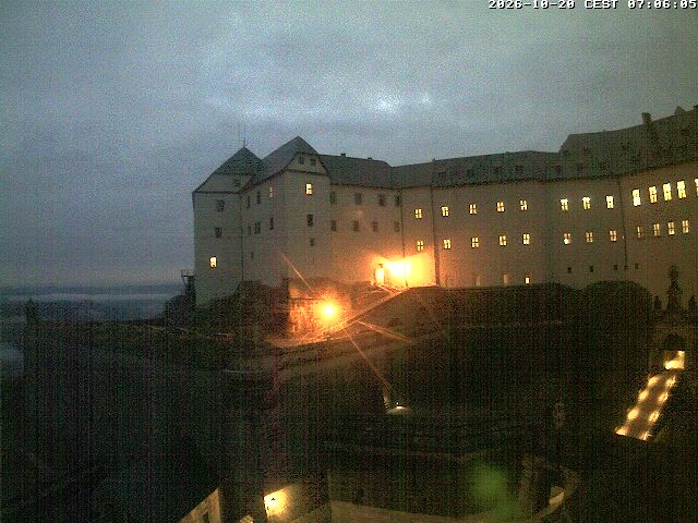 Archiv Foto Webcam Festung Königstein: Eingangsbereich