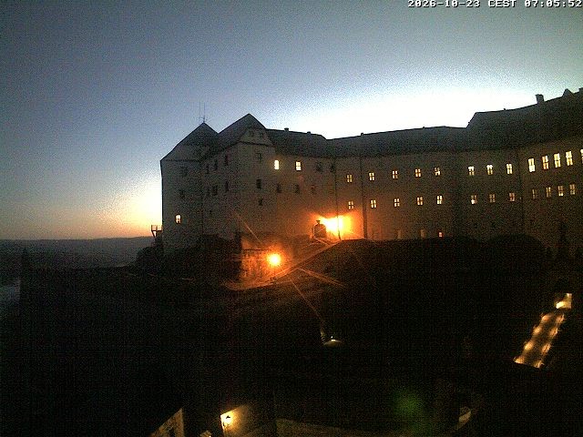 Archiv Foto Webcam Festung Königstein: Eingangsbereich