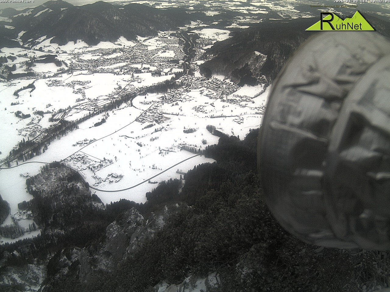 Archiv Foto Webcam Blick auf Ruhpolding