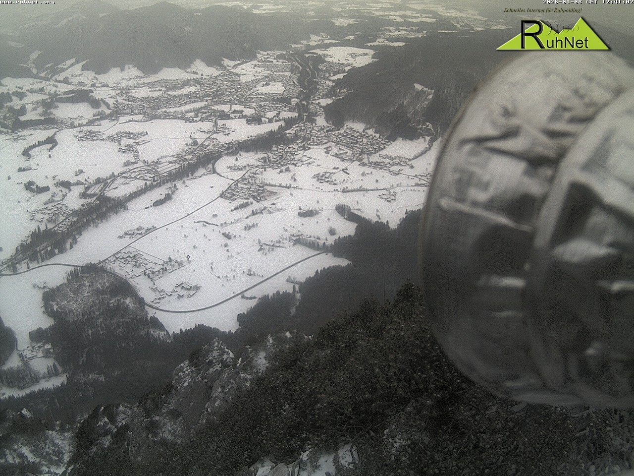 Archiv Foto Webcam Blick auf Ruhpolding