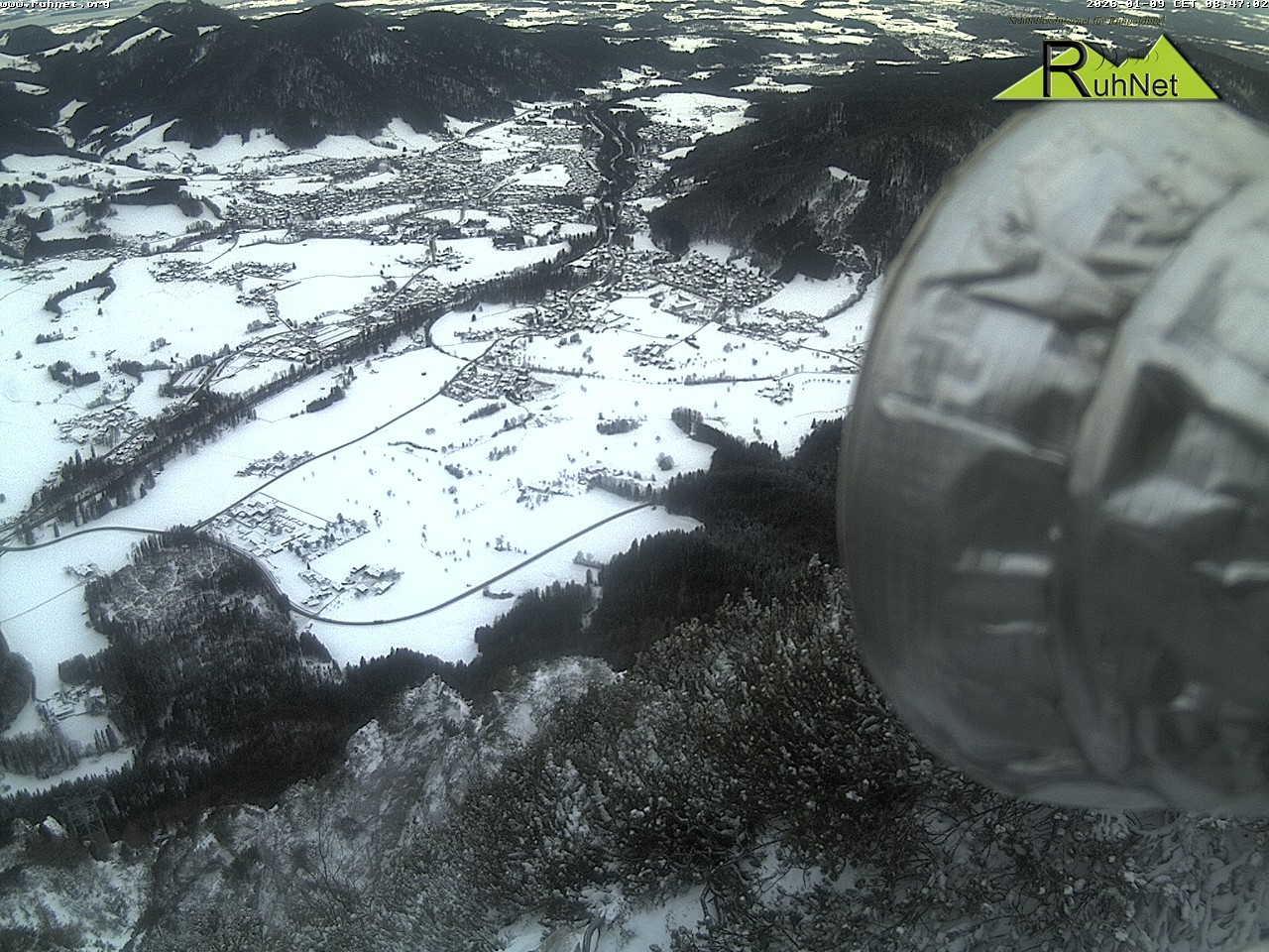 Archiv Foto Webcam Blick auf Ruhpolding